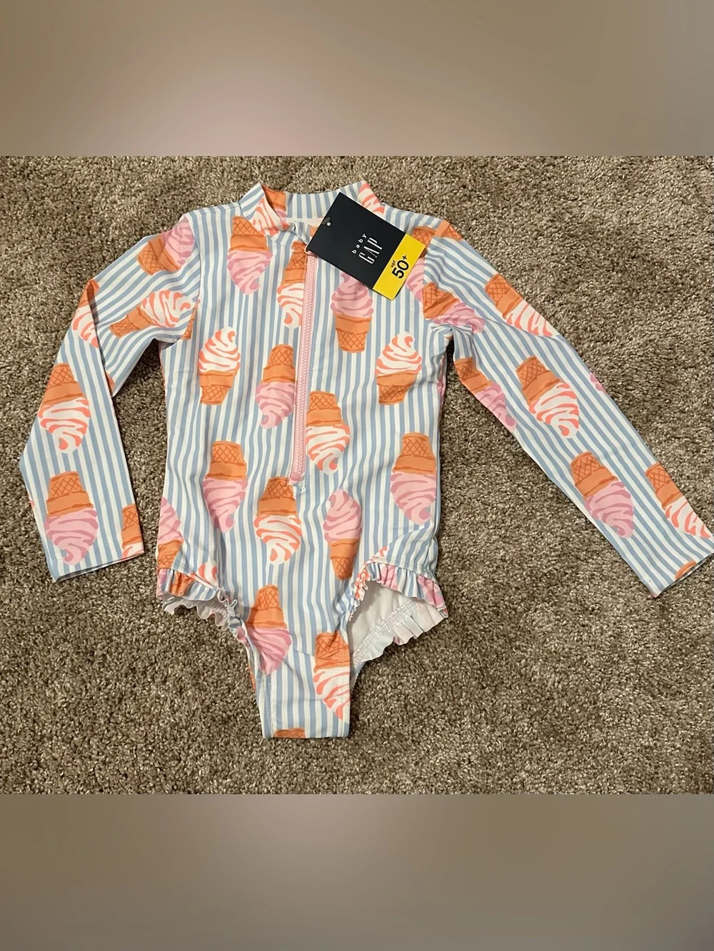 NWT GAP Long sleeve swimsuit